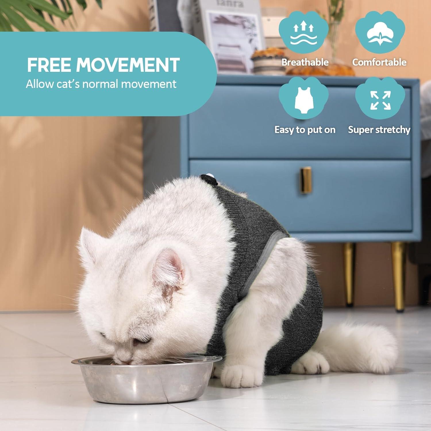 Katzenbody OP Erholungsanzug Recovery Kastration Spay