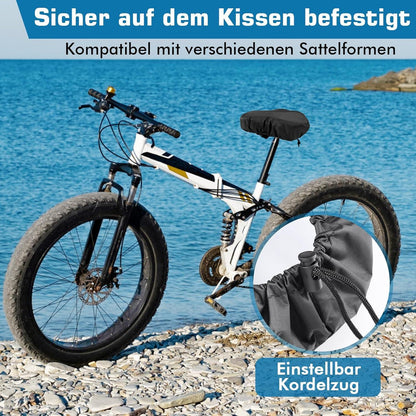 Fahrradsattelbezug wasserdicht, 2er Set Elastische Schutzhülle 10.2 x