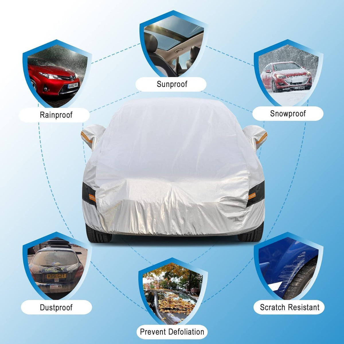 Autoabdeckung wasserdicht für Mini Electric (2019-2023)