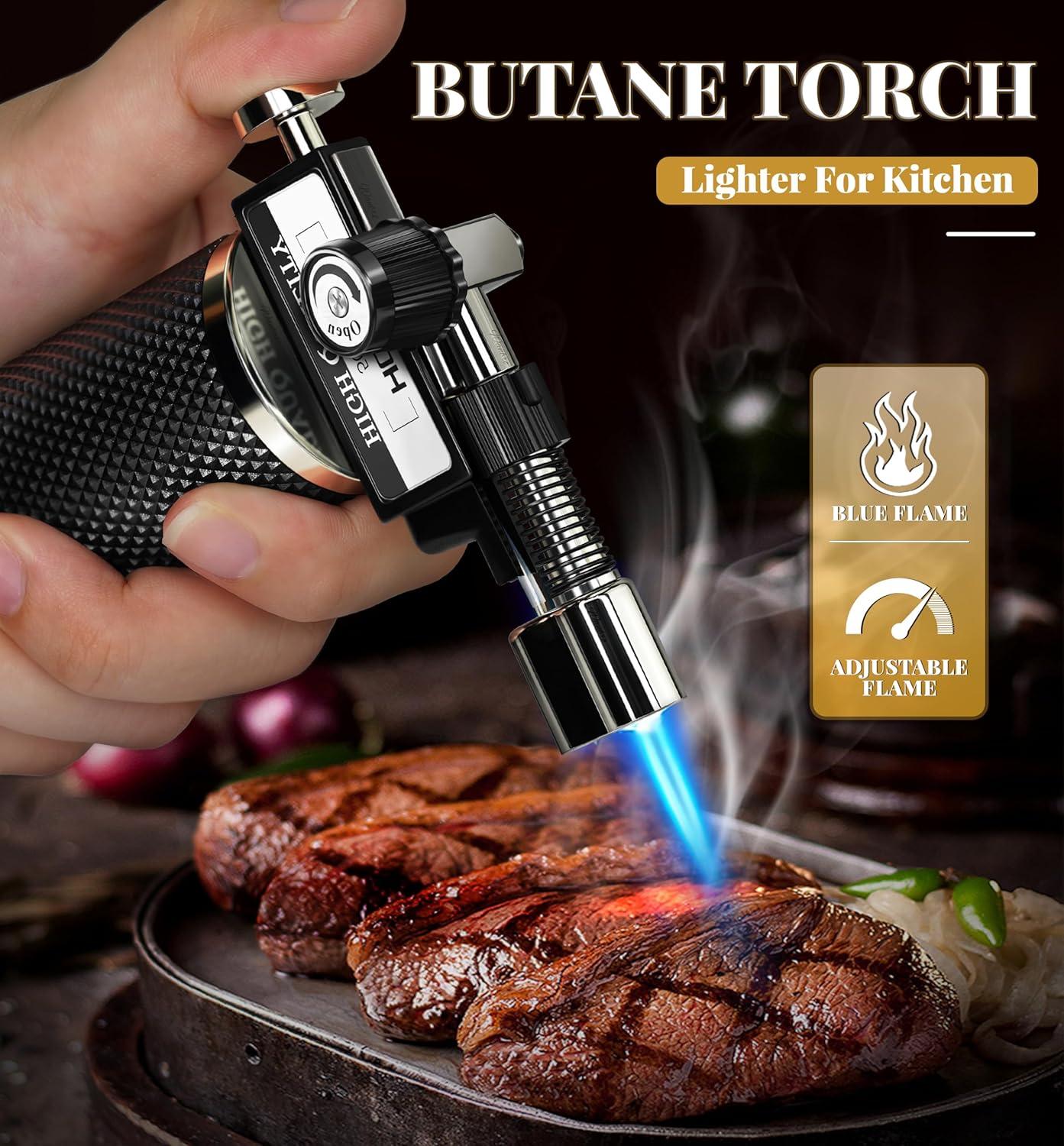 Küchenbrenner Flambierbrenner einstellbarer Jet Soft Flamme Creme Brulee Löten Harzkunst