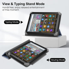 HoYiXi 7-8 Zoll Universal Tablet-Hülle mit Ständer - Violett