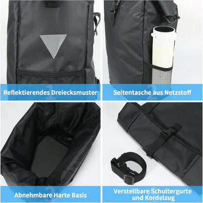 Fahrradtasche für Gepäckträger 20L wasserdicht Umhängetasche