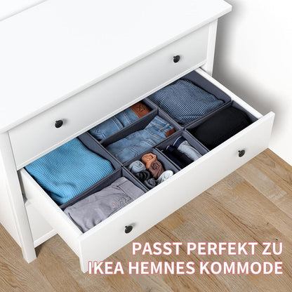 8-teiliges Set Aufbewahrungsboxen Kleiderschrank Organizer