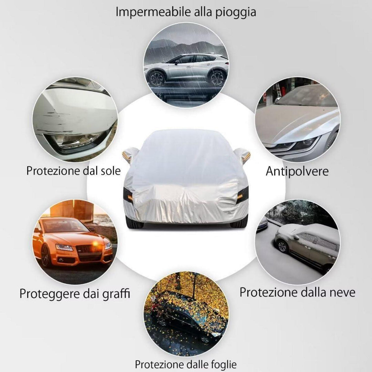 Autoabdeckung wasserdicht für Jaguar XF (2007-2023)