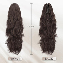 Lockige Pferdeschwanz Haarverlängerung 50 cm Clip in