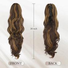 Wellige Locken Pferdeschwanz Haarverlängerung 50 cm