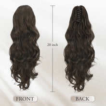 Lockige Pferdeschwanz Haarverlängerung 50cm Synthetisch