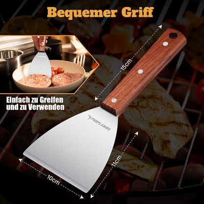 Plancha Set Grillspachtel Grillwender Geschenke für Männer