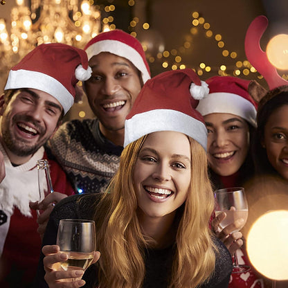 VFZILH Weihnachtsmütze Nikolausmütze Set 108 Stück