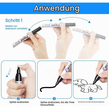 Permanent Marker Set 8 Farben – Wasserfest & Vielseitig