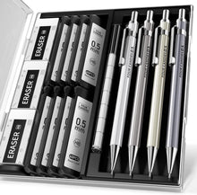 Professionelle Druckbleistift Set mit 8 Tuben HB Blei & 3