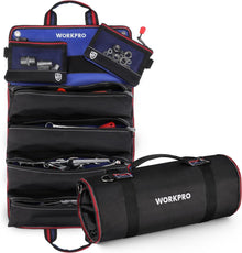 WORKPRO Profi Werkzeugrolltasche 57*36CM aus 720D Polyester