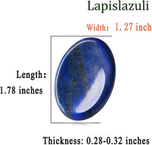 Lapislazuli Kristall Sorgenstein Oval Stein Angst Stress