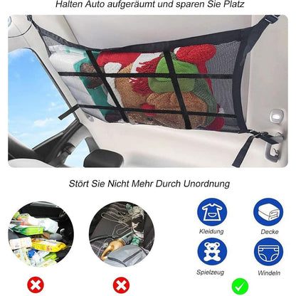 ViWaVee Gepäcknetz Auto Organizer für Dacharmlehnen SUV Van