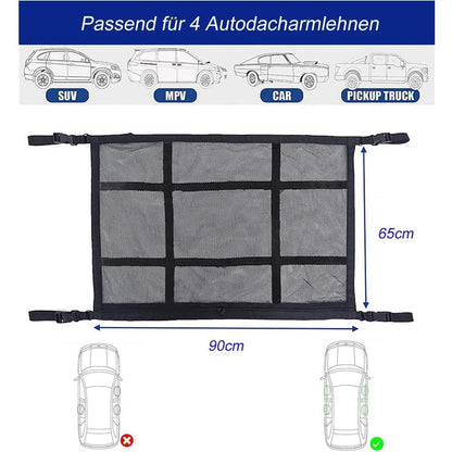 ViWaVee Gepäcknetz Auto Organizer für Dacharmlehnen SUV Van