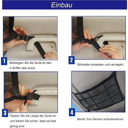 ViWaVee Gepäcknetz Auto Organizer für Dacharmlehnen SUV Van