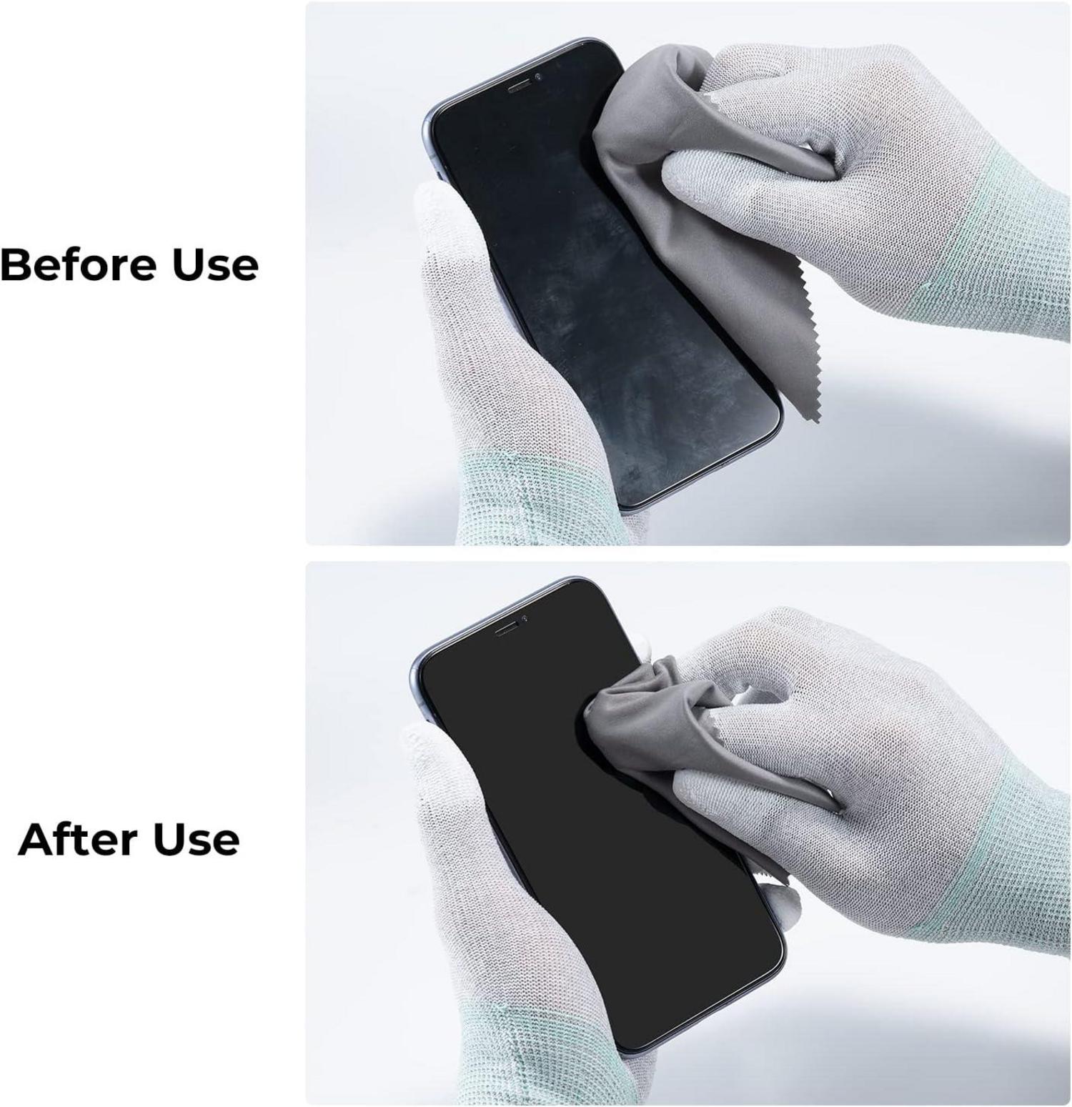 6er Set Mikrofaser Reinigungstücher für Kamera Objektiv Display Tablet