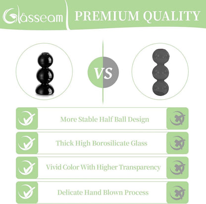 Bubble Blumenvase Klein Schwarze Vase Pampasgras Wohnzimmer Küche