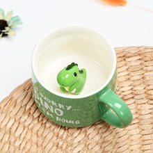 Lustige Dinosaurier Keramik Tasse Personalisiert für