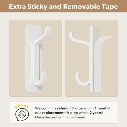 pickpiff Klebehaken Ultra Stark 6kg Wei 4er Pack