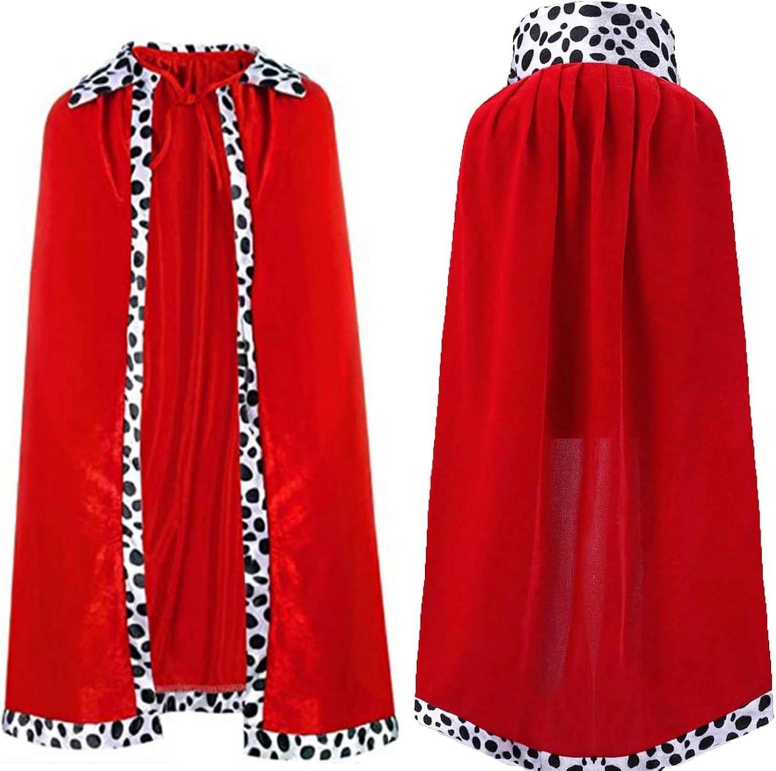 Königsumhang Set für Erwachsene und Kinder Halloween