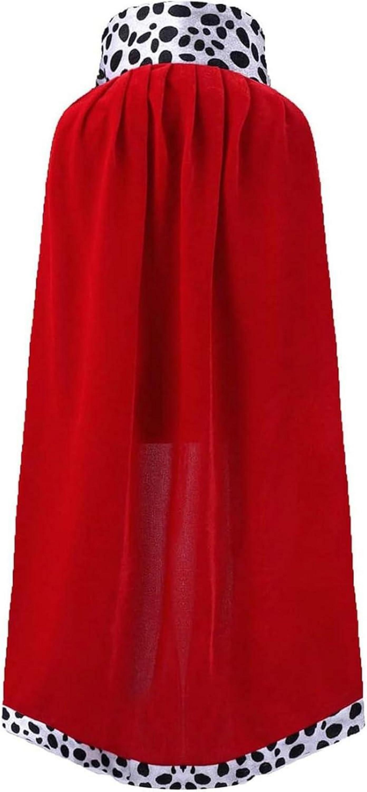 König Kostüm Set Prinzen Umhang Krone Erwachsene Halloween Karneval 150cm