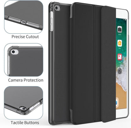 EasyAcc iPad 9.7 Hülle 6./5. Generation/iPad Air Matt Schwarz