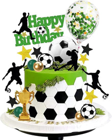 Tortendeko Fussball Cake Topper Fußball Deko Kindergeburtstag