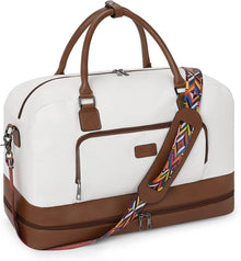 CLUCI Reisetasche Damen Weekender Handgepäck Canvas Sporttasche