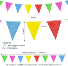VIKY Wimpelkette Outdoor Wetterfest 100M Kinderzimmer