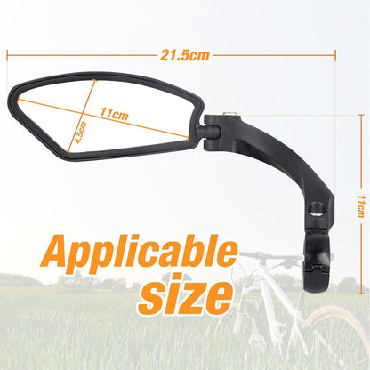 Fahrradspiegel klappbar 360° drehbar für Lenker 21-26mm - 1 Stück