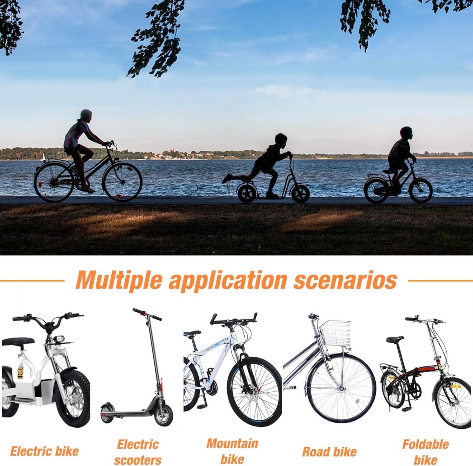 Fahrradspiegel Rückspiegel Lenker 21-26mm klappbar 360° drehbar für