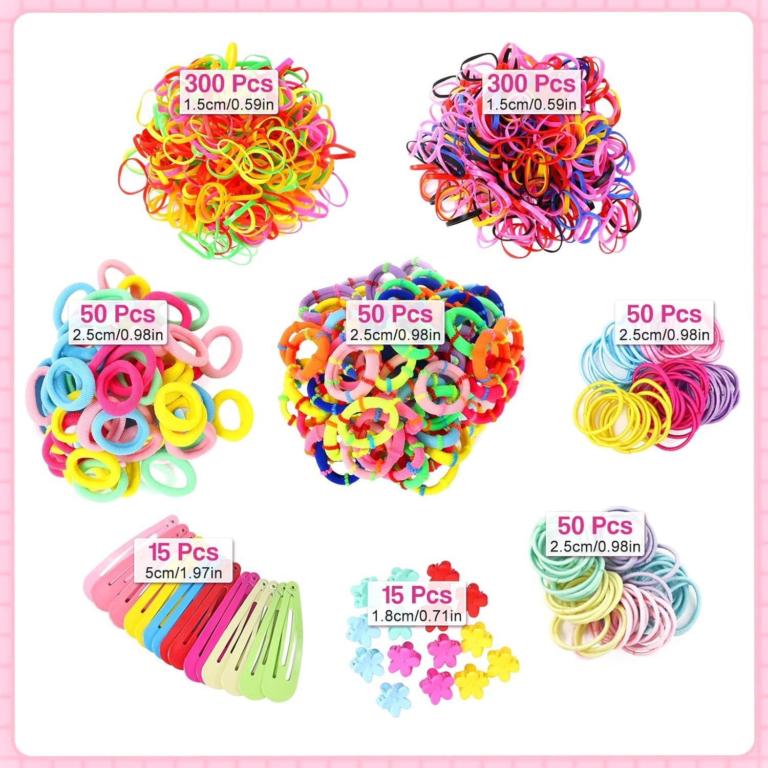 830-teiliges Mädchen Haarschmuck Set Kinder Mini Haarclip Zufällige