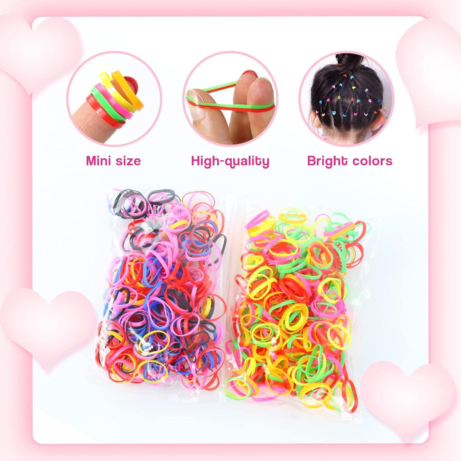 830-teiliges Mädchen Haarschmuck Set Kinder Mini Haarclip Gummibänder