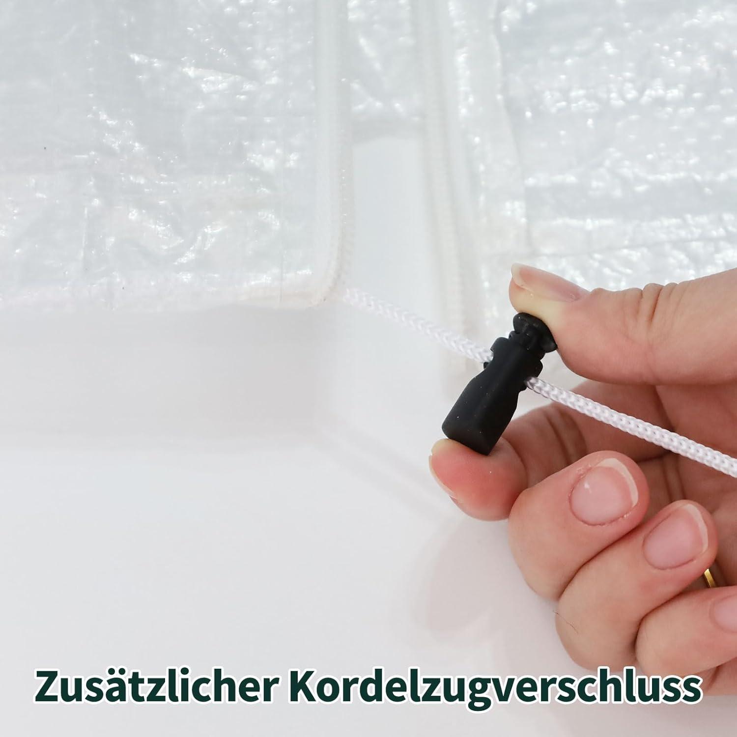 Strandkorb Schutzhülle wasserdicht reißfest UV-beständig 135x105x175/140cm