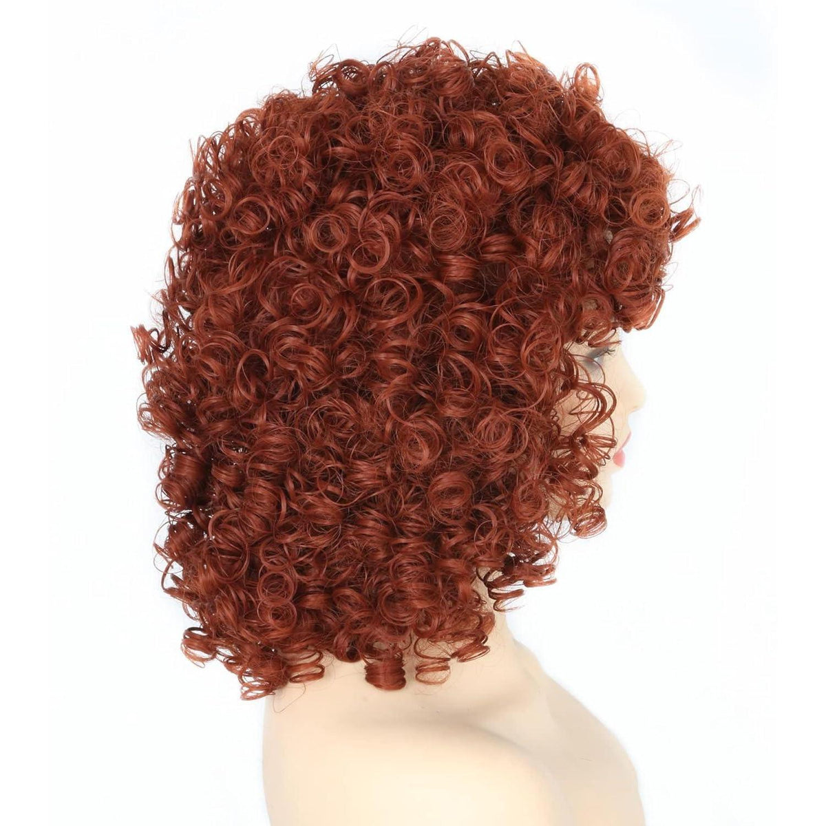 Braune Afro Lockenperücke Damen – Karneval & Party Perücke