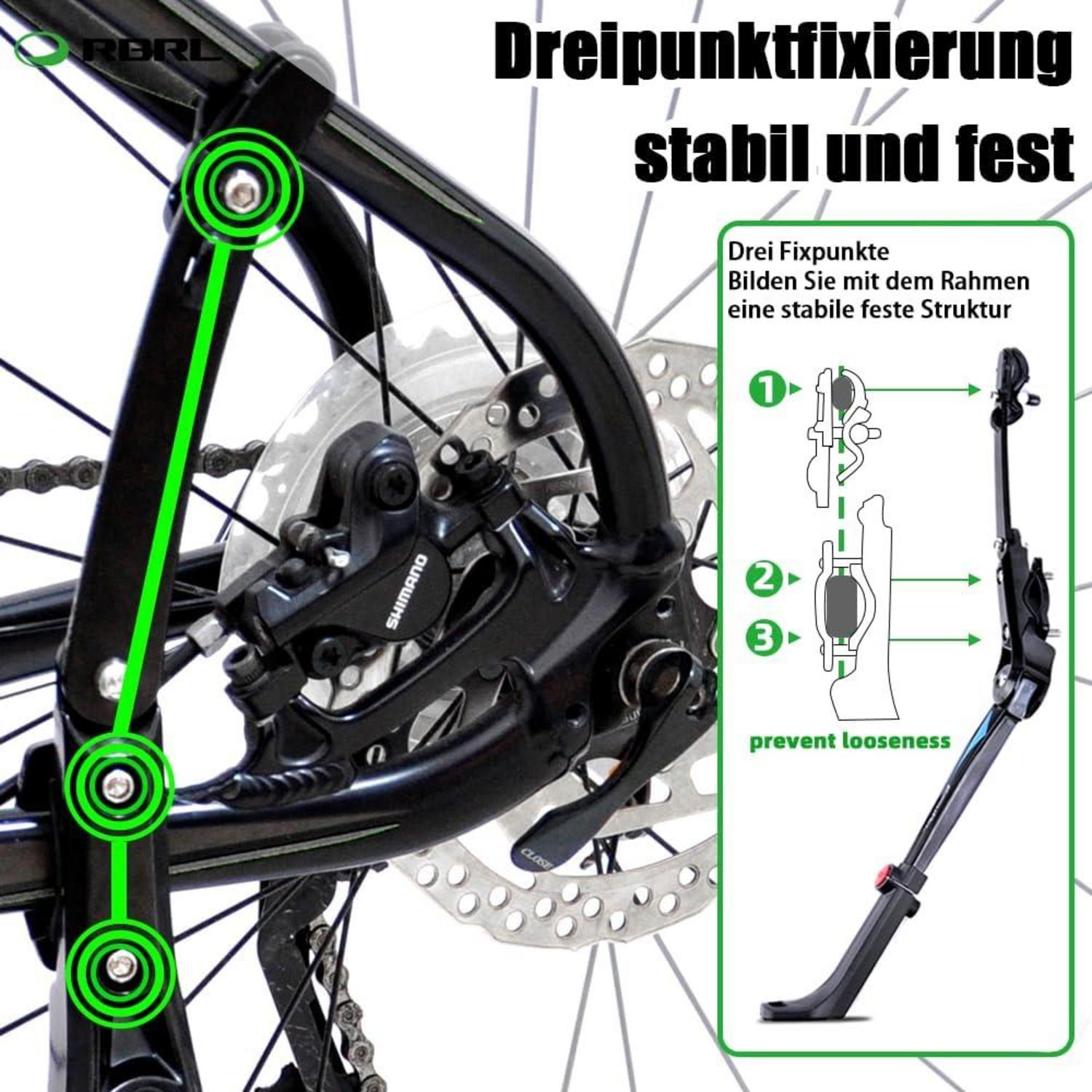 Fahrradständer 26-29 Zoll Aluminium Höhenverstellbar Rutschfest