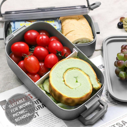 Bugucat Lunchbox 1600ML Bento Box Auslaufsicher Luftdicht