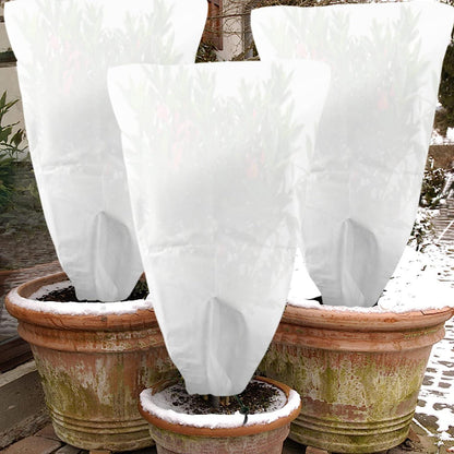 4er Set Frostschutzhaube Pflanzen Winter Schutz Abdeckung Vlies 80x60