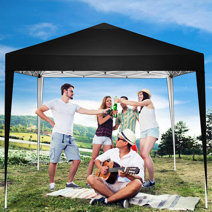 COBIZI Pavillon 3x3m Wasserdicht Stabil Schwarz