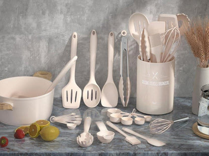 Silikon Küchenhelfer Set 22-teilig Hitzebeständig Antihaft