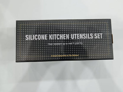 Silikon Küchenhelfer Set 22-teilig Utensilienhitzebeständig & Antihaft Reinigungseinwaerumungspartys und Hochzeiten - Khaki