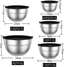 Wildone Salatschüssel Set mit luftdichtem
