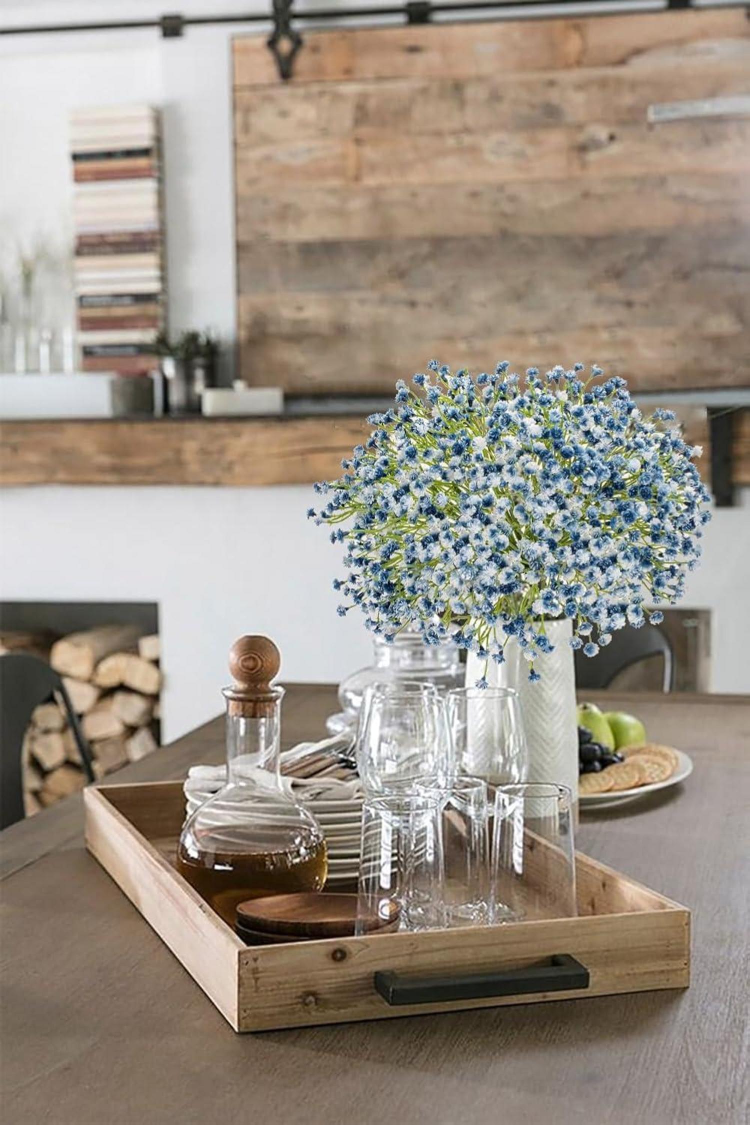 10er Set Künstliches Schleierkraut Gypsophila Blumen Hochzeit Party Deko