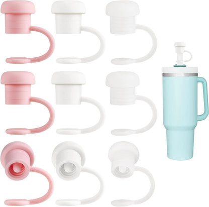 Silikon Strohhalm Abdeckung für Stanley Tumbler 40/30 Oz - 9er-Pack