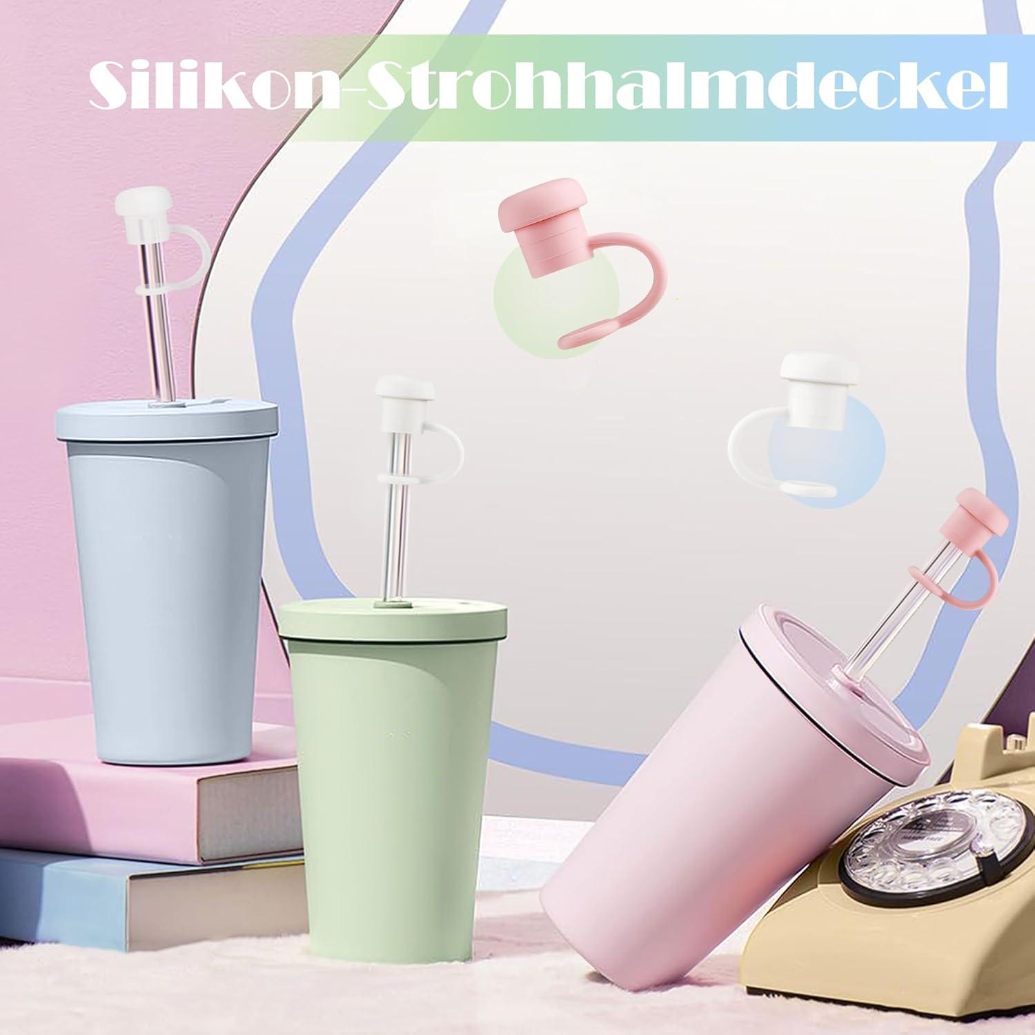 9stk Silikon Strohhalm Abdeckung für Stanley Tumbler 40/30