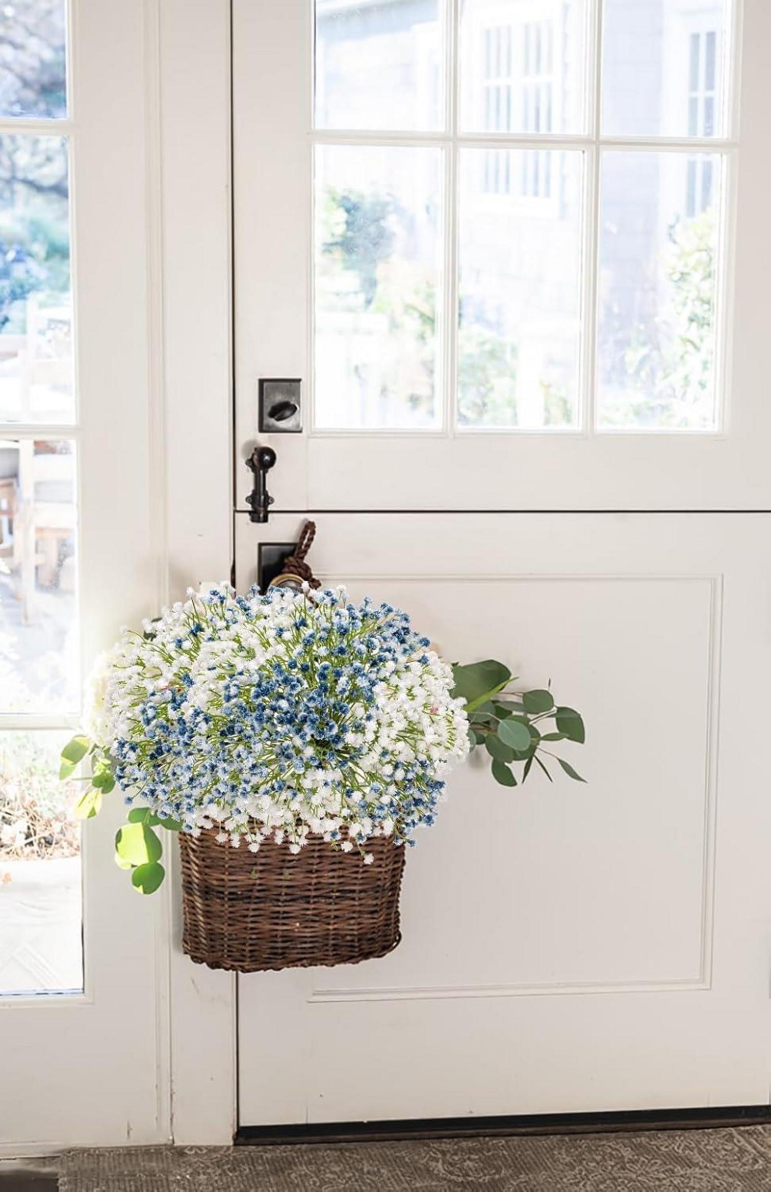 10er Set Künstliche Schleierkraut Blumensträuße für Hochzeit & Party