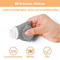 12er Set Silikon Reiseflaschen 100ml Auslaufsicher & BPA-frei