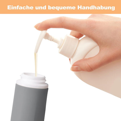 12er Set Silikon Reiseflaschen 100ml Auslaufsicher Nachfüllbar Reiseset