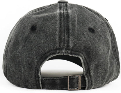 Jeasona Cap 100% Baumwolle Dunkelgrau gestickte Buchstaben